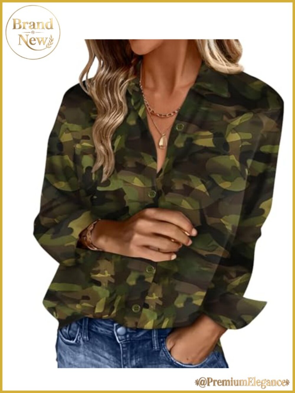 Womens Satin Button Down Shirt V-Neck Long Sleeve Blouse Business Casual